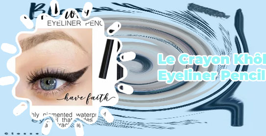 Brown eyeliner pencil