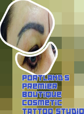 Eyebrow tattoo specialist