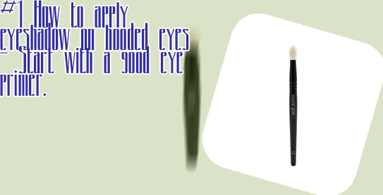Eyeshadow brushes for hooded eyes