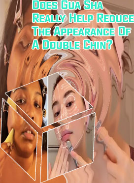 Gua sha stone double chin