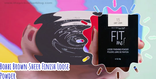 Loose finishing powder
