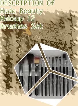 Makeup brush set huda beauty