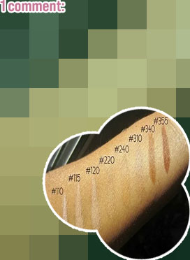 Swatch maybelline fit me foundation