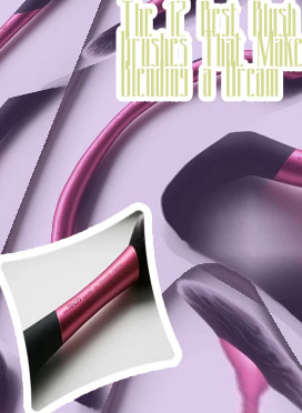Top blush brush