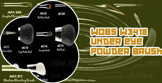 Under eye powder brush